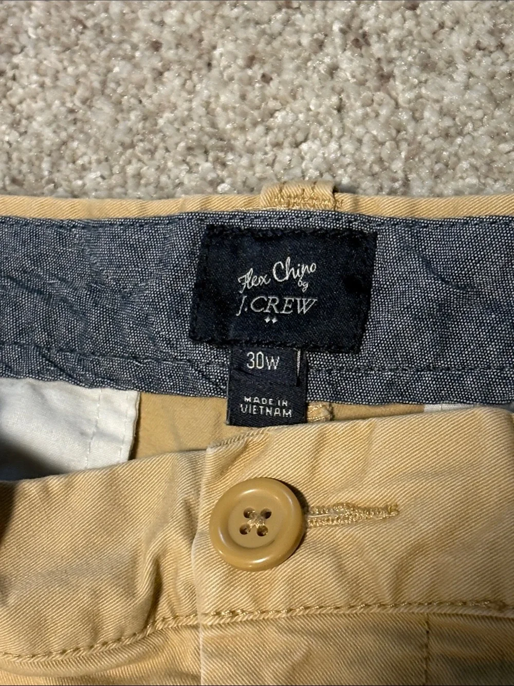 Jcrew Comfort Stretch Tan Flat Front Shorts